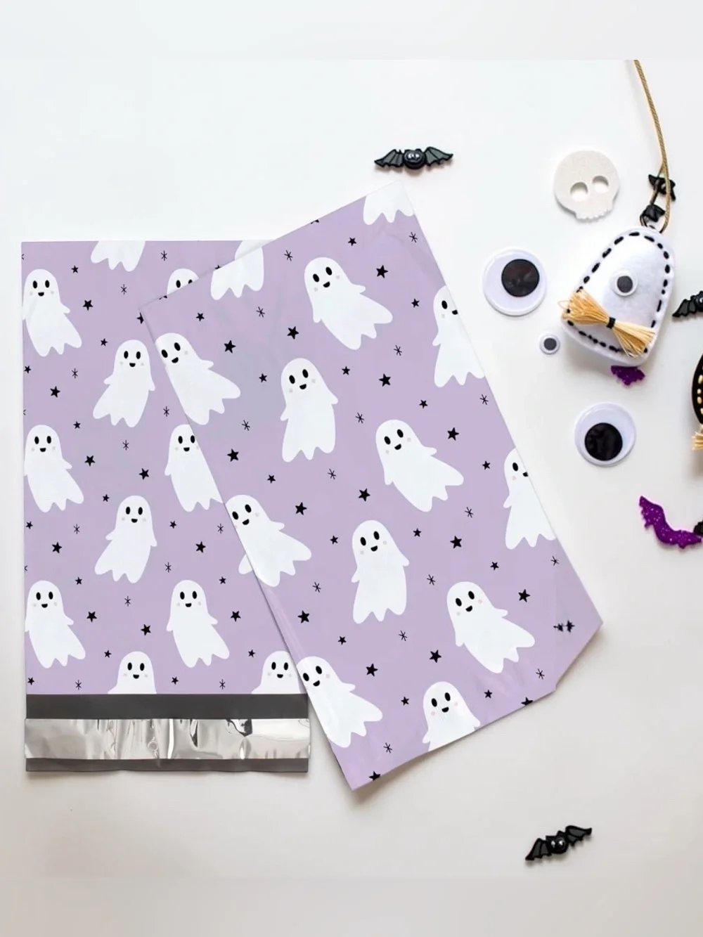 Halloween Ghost Poly Mailers 6”x9” 20ct